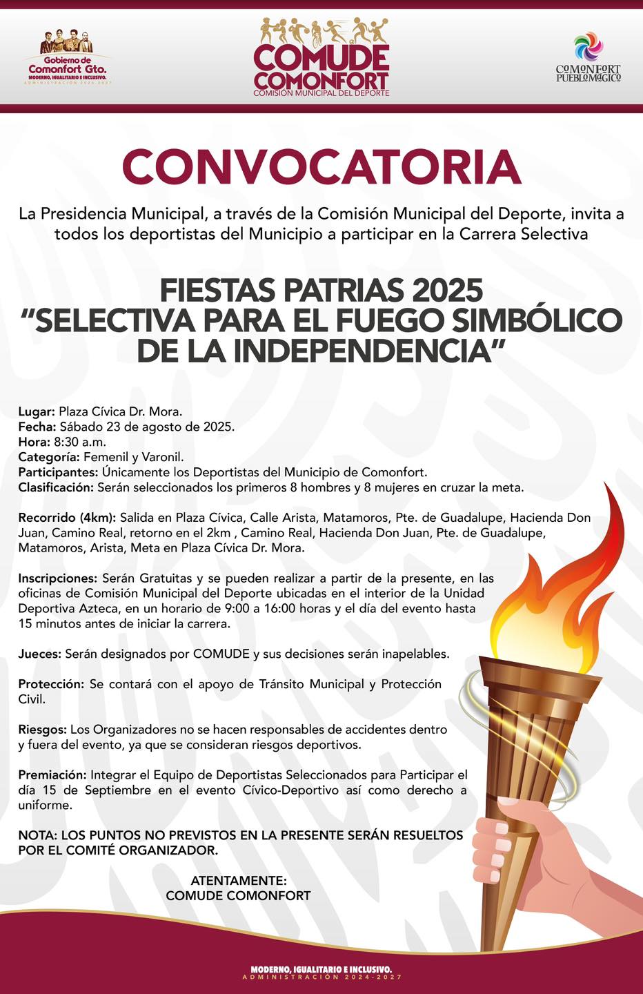 Cartel de la Carrera Selectiva
