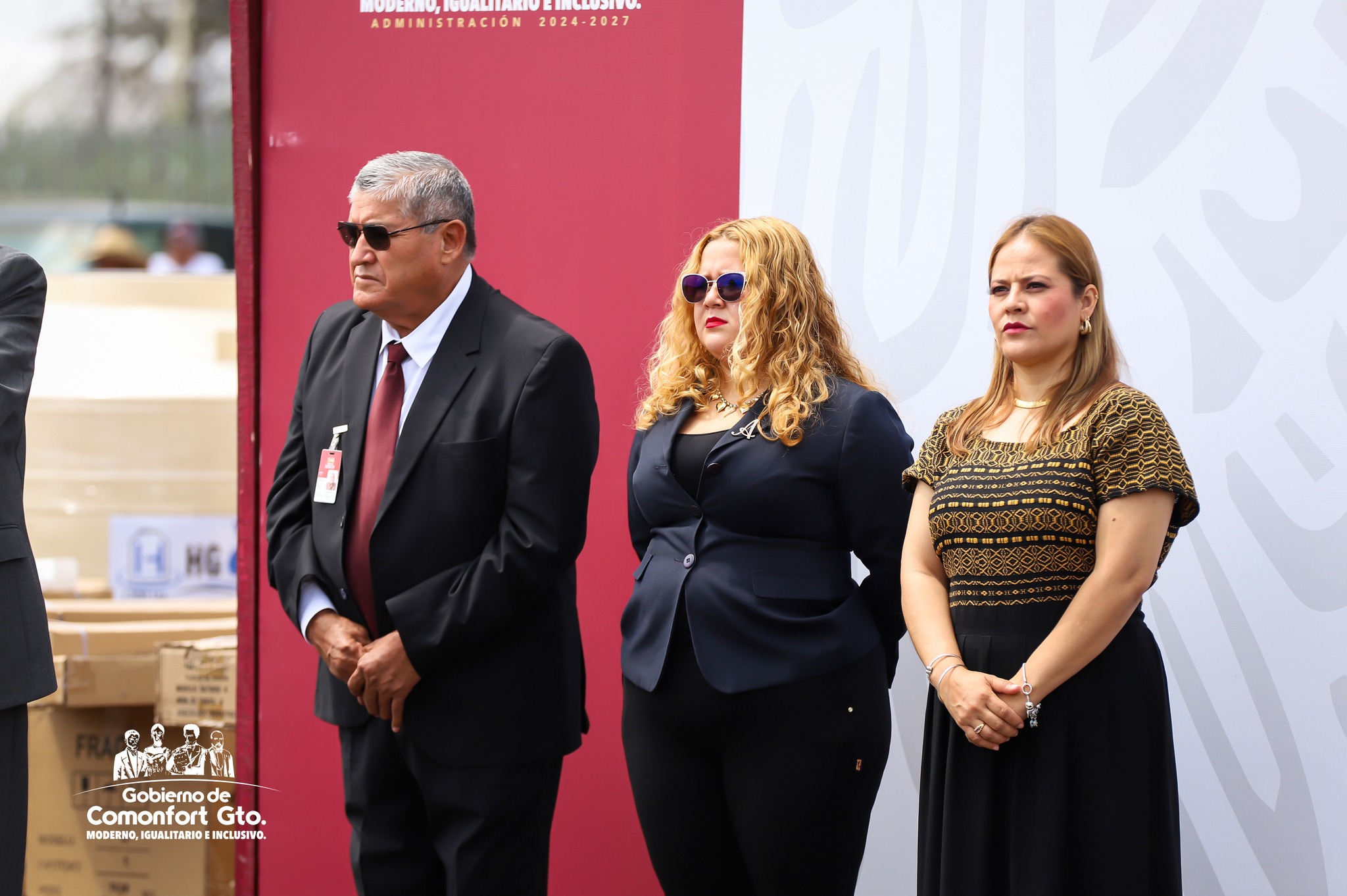 Integrantes del Ayuntamiento y Desarrollo Social en el evento