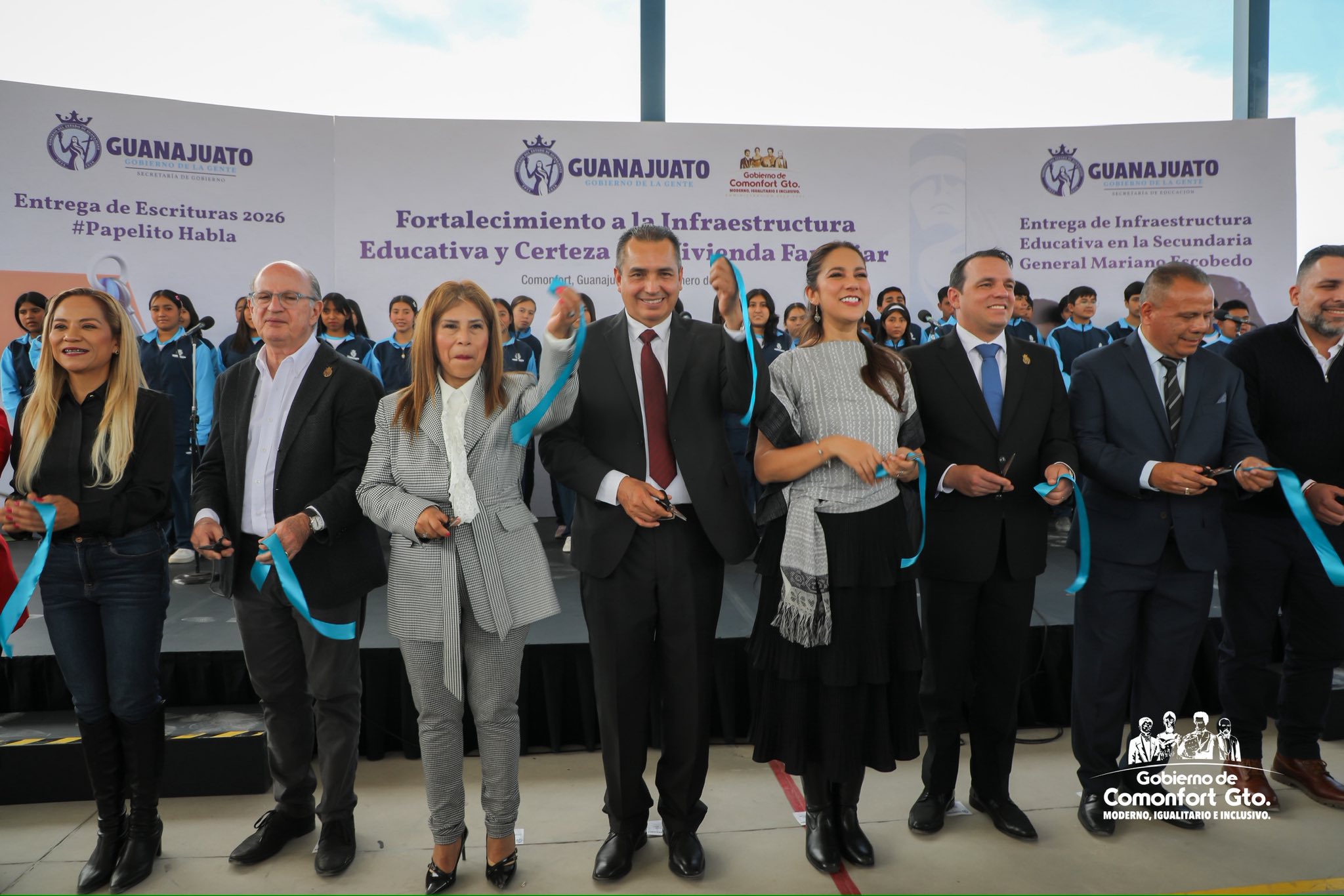 Inauguración del techado